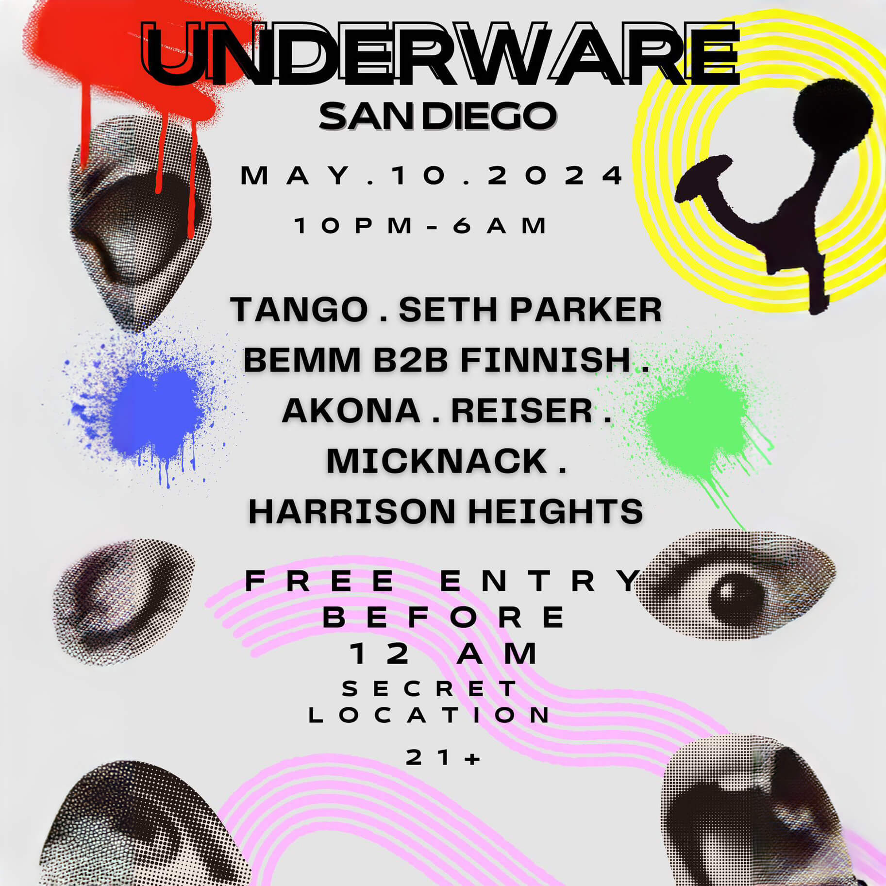 Underwar3 Warehouse Party